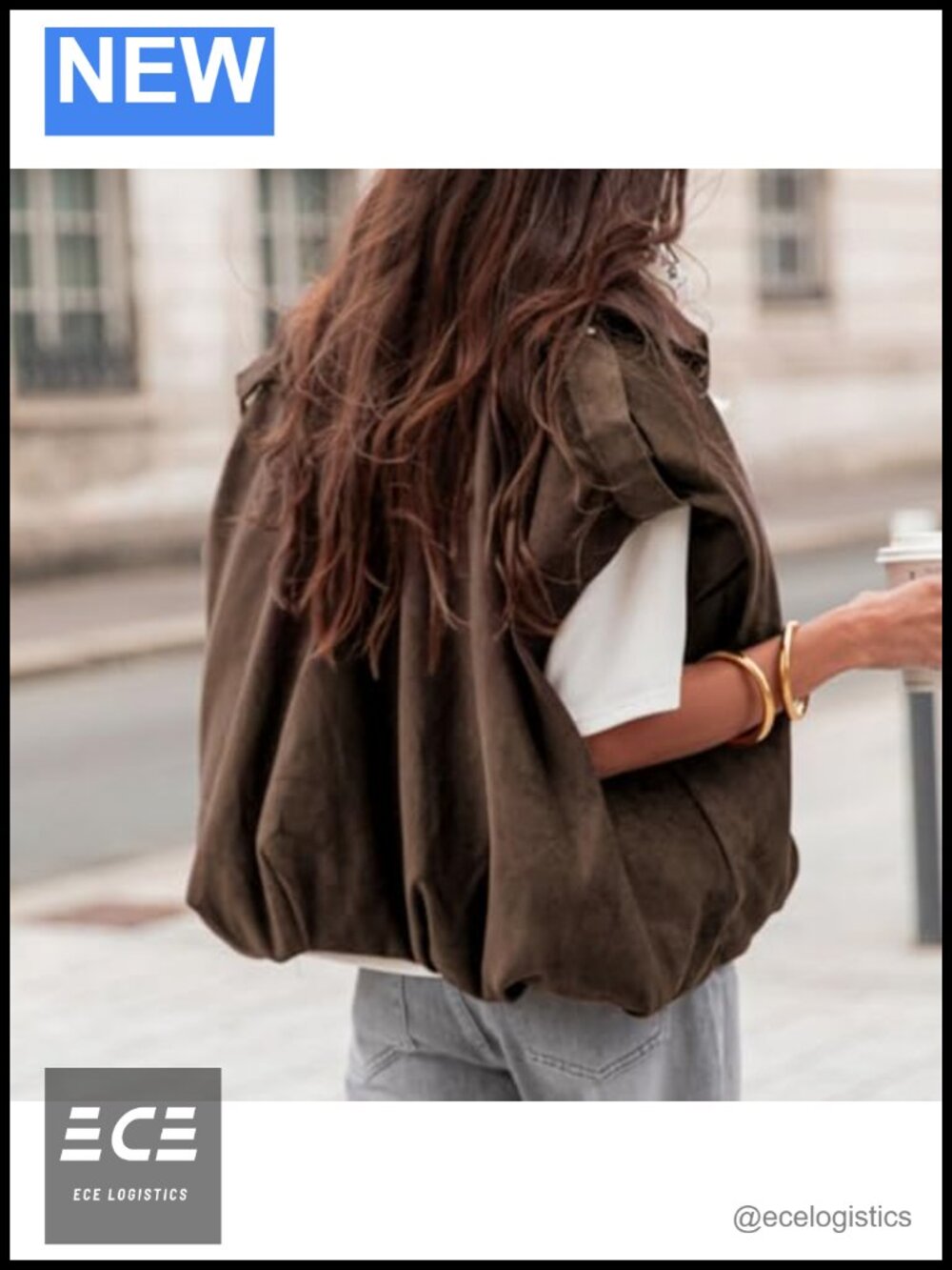 Faux Suede Vest Oversized Cap Sleeve Bomber Jacket Casual Lapel Collar - Picture 5 of 6